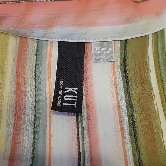 Kut from the Kloth longsleeve button down shirt size S - Picture 9 of 12